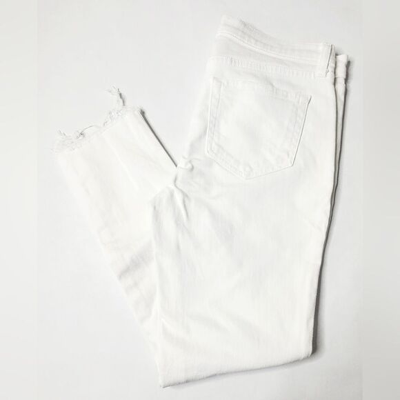 L'Agence Marcelle French Slim Fit Blanc Jeans - White - Size 4 - 27" Waist - Picture 1 of 6